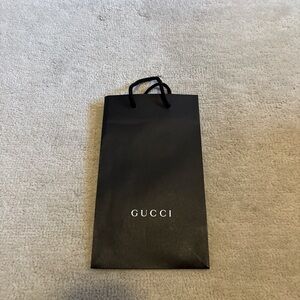 Gucci Classic Black Gift Bag